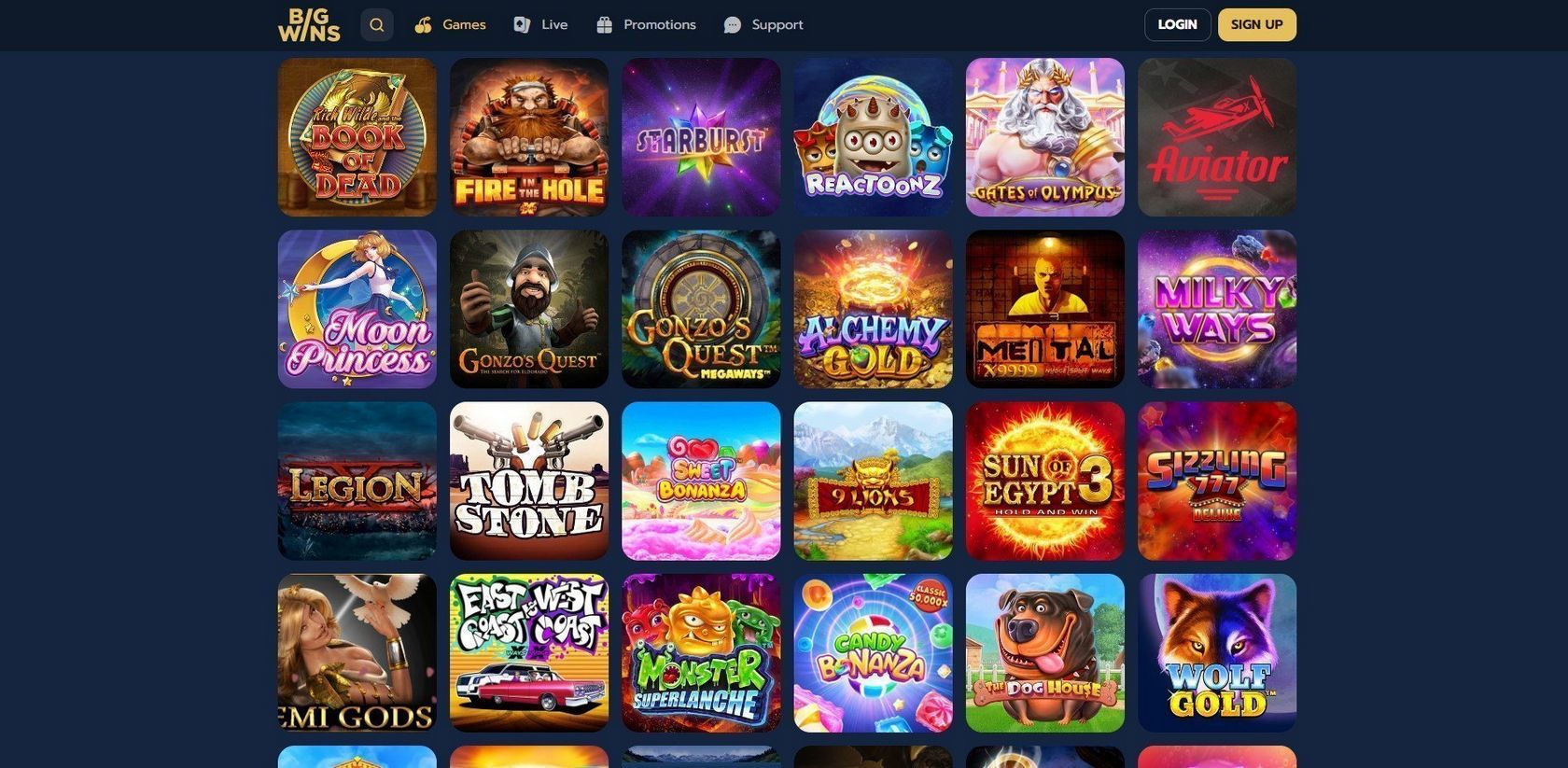 BigWin Casino site